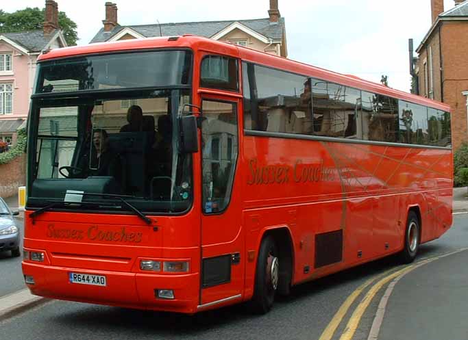 Sussex Coaches Volvo B10M Plaxton Premiere R644XAO